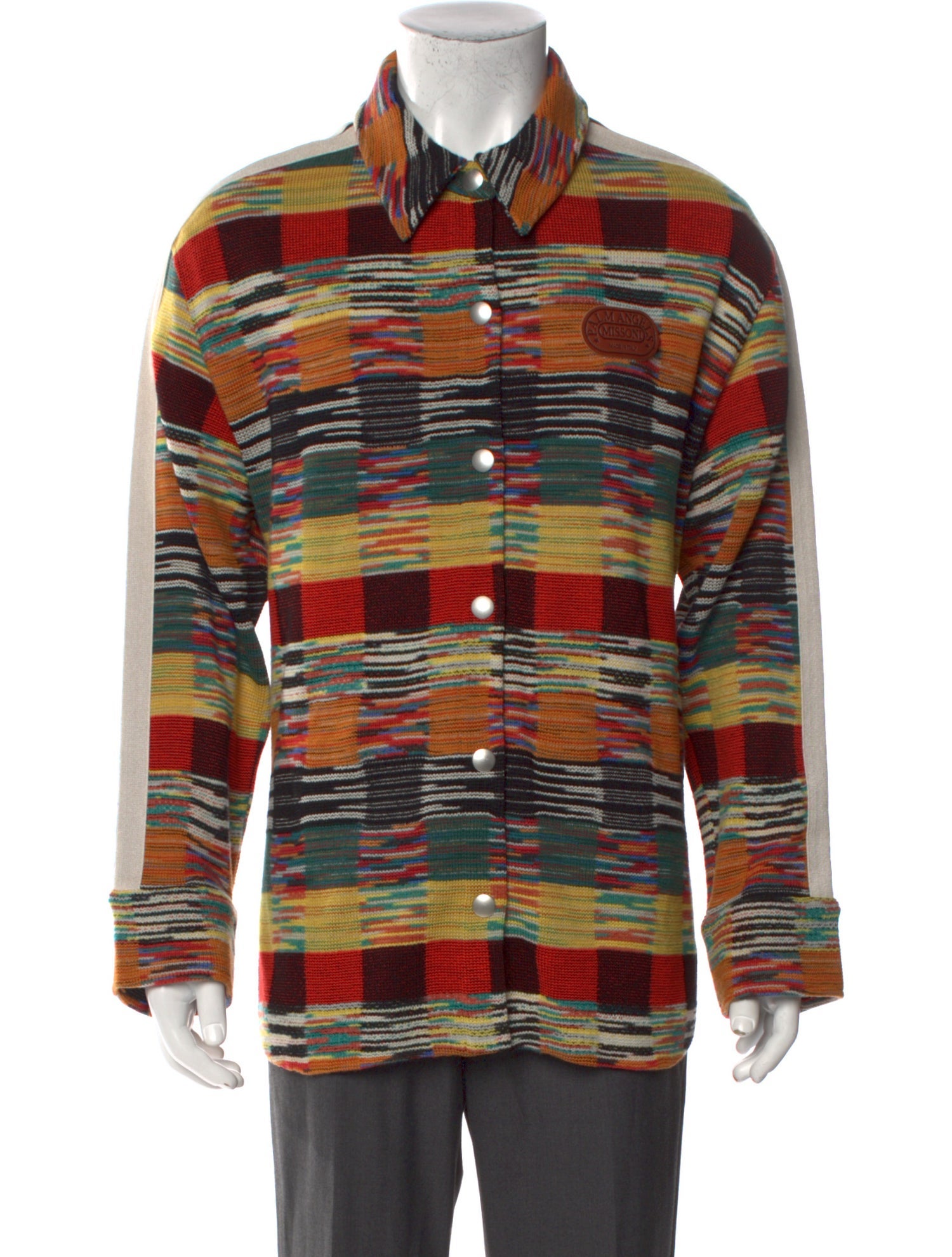 Palm Angels x Missoni Virgin Wool Striped Cardigan w/ Tags