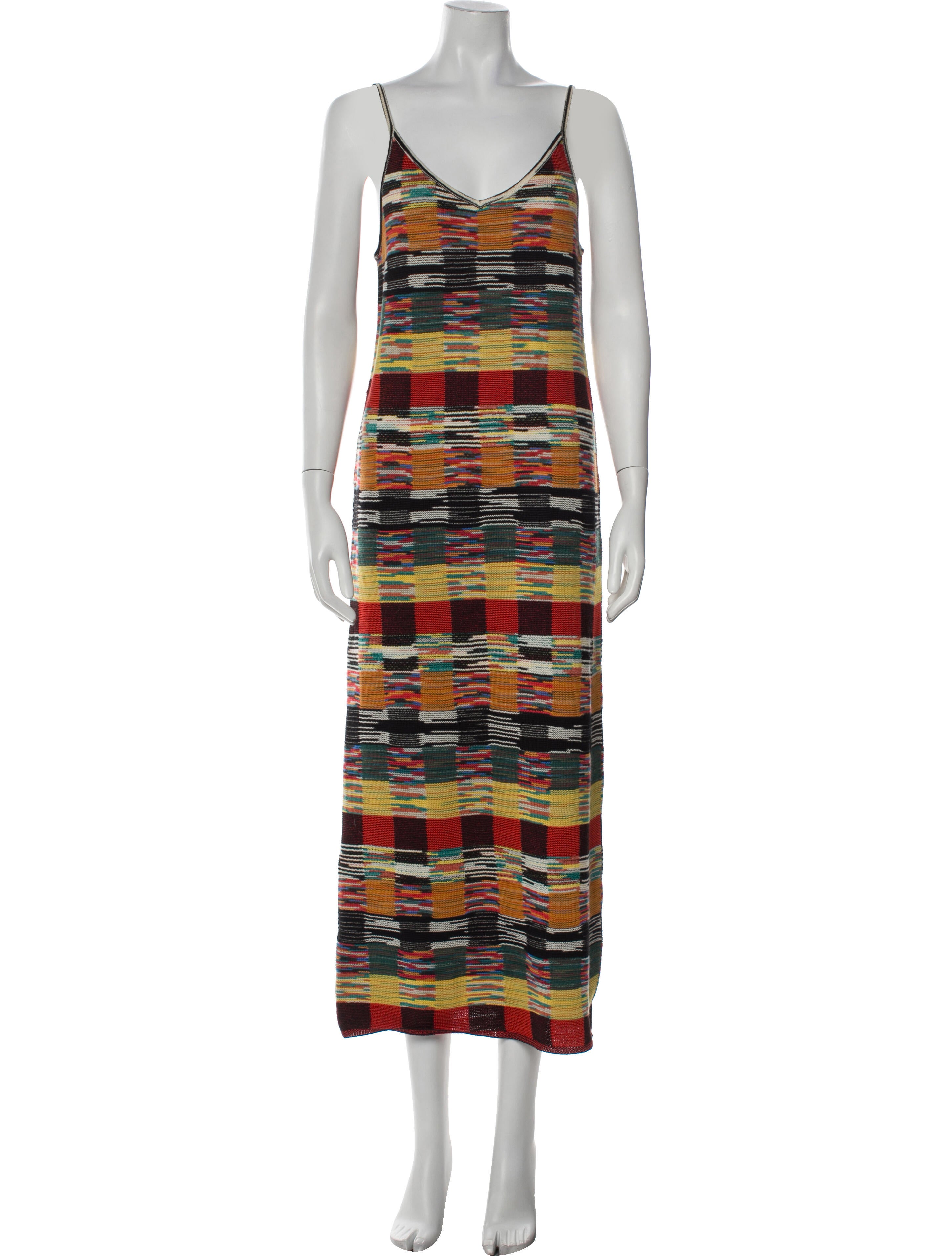Palm Angels x Missoni Striped Long Dress