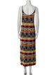 Palm Angels x Missoni Striped Long Dress