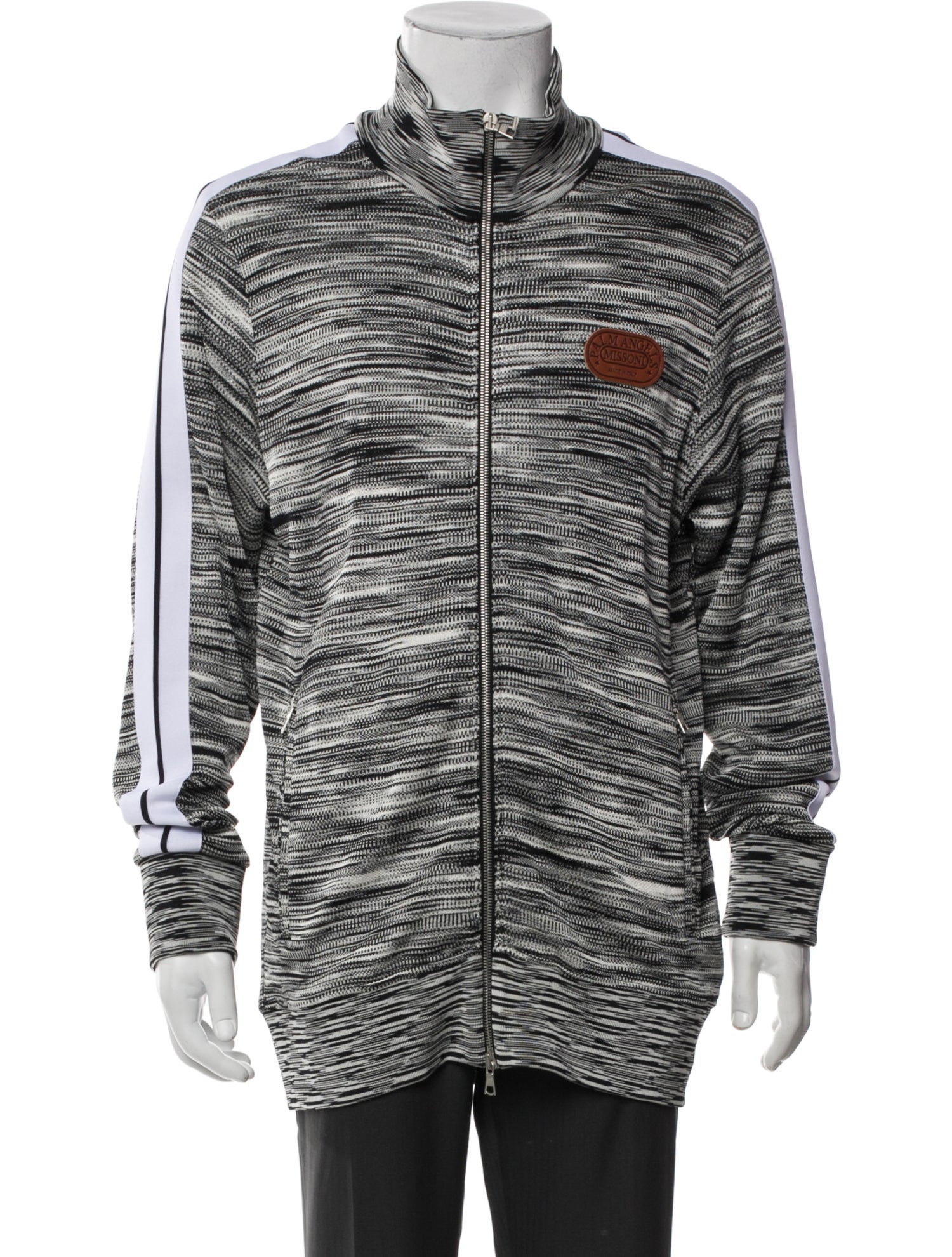 Palm Angels x Missoni Striped Mock Neck Cardigan w/ Tags