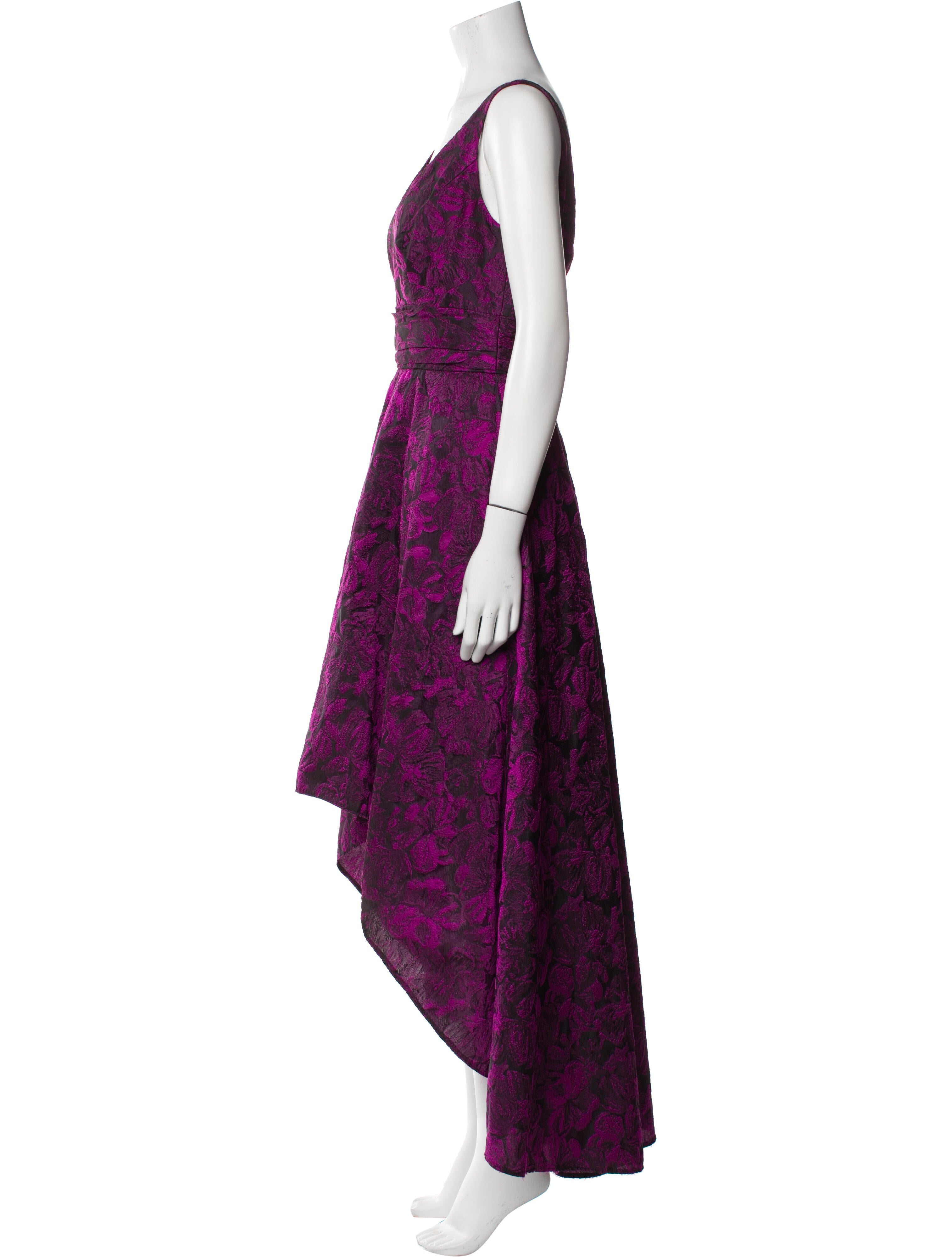 Pamella Pamella Roland Printed Long Dress