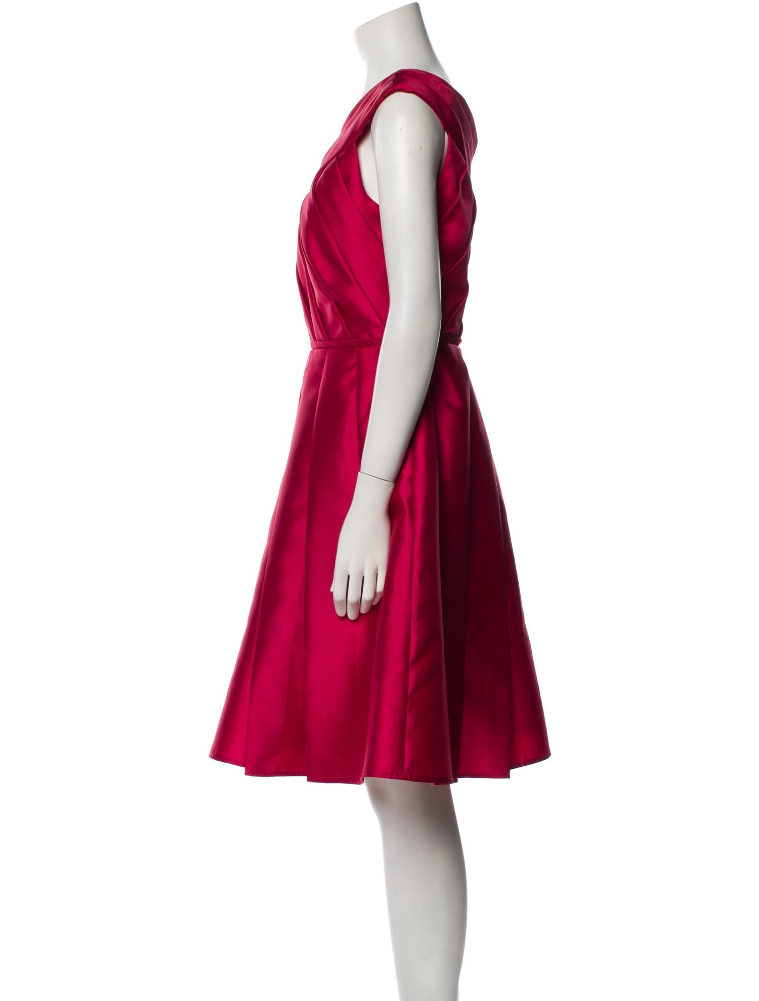 Pamella Pamella Roland One-Shoulder Knee-Length Dress