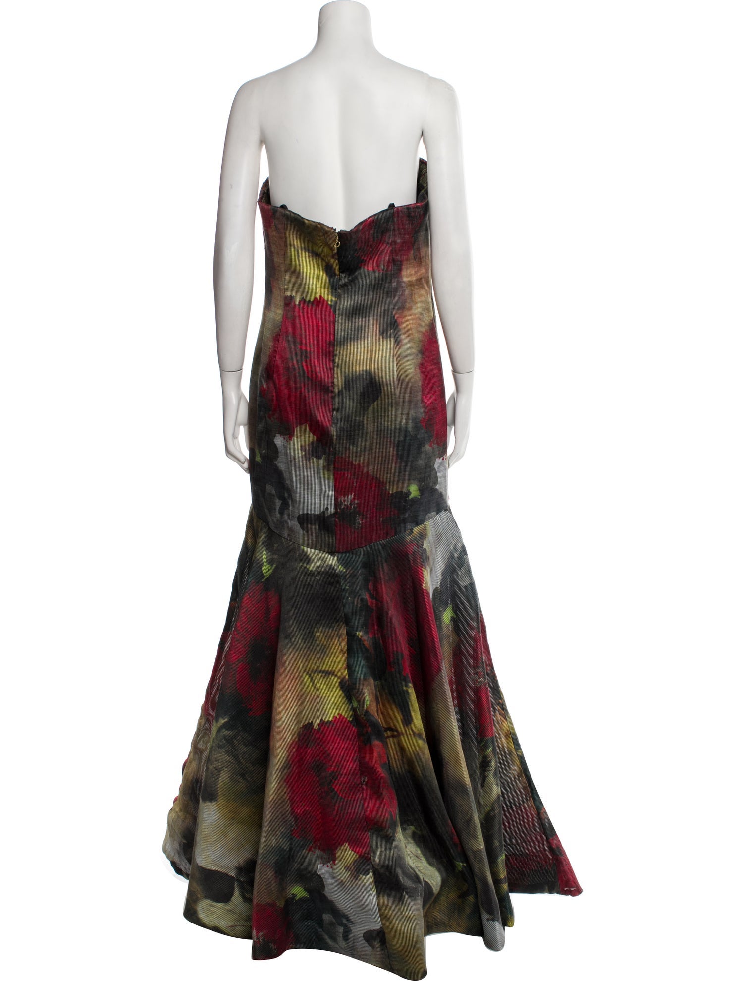 Pamella Pamella Roland Printed Long Dress