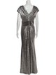 Pamella Pamella Roland V-Neck Long Dress