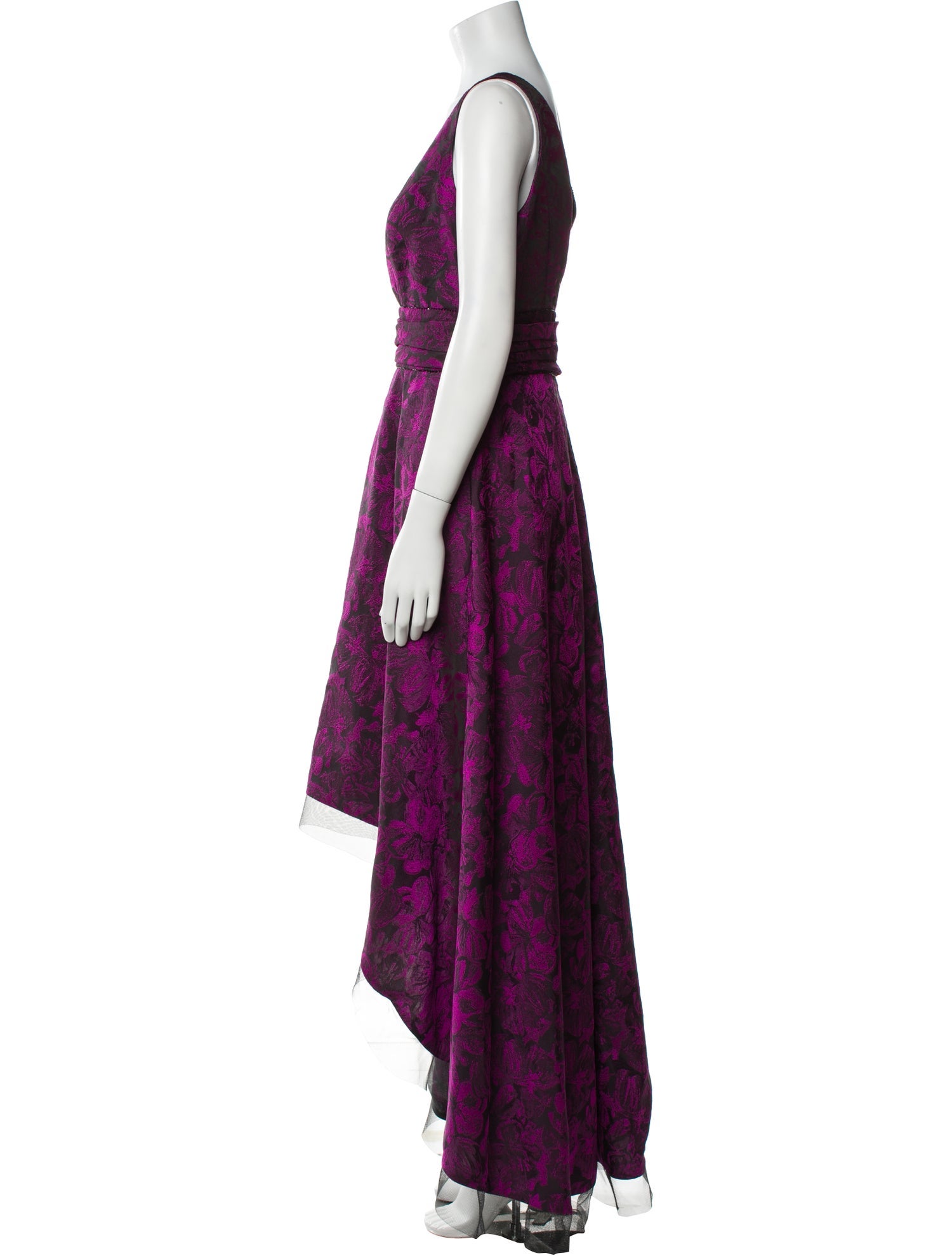 Pamella Pamella Roland Printed Long Dress