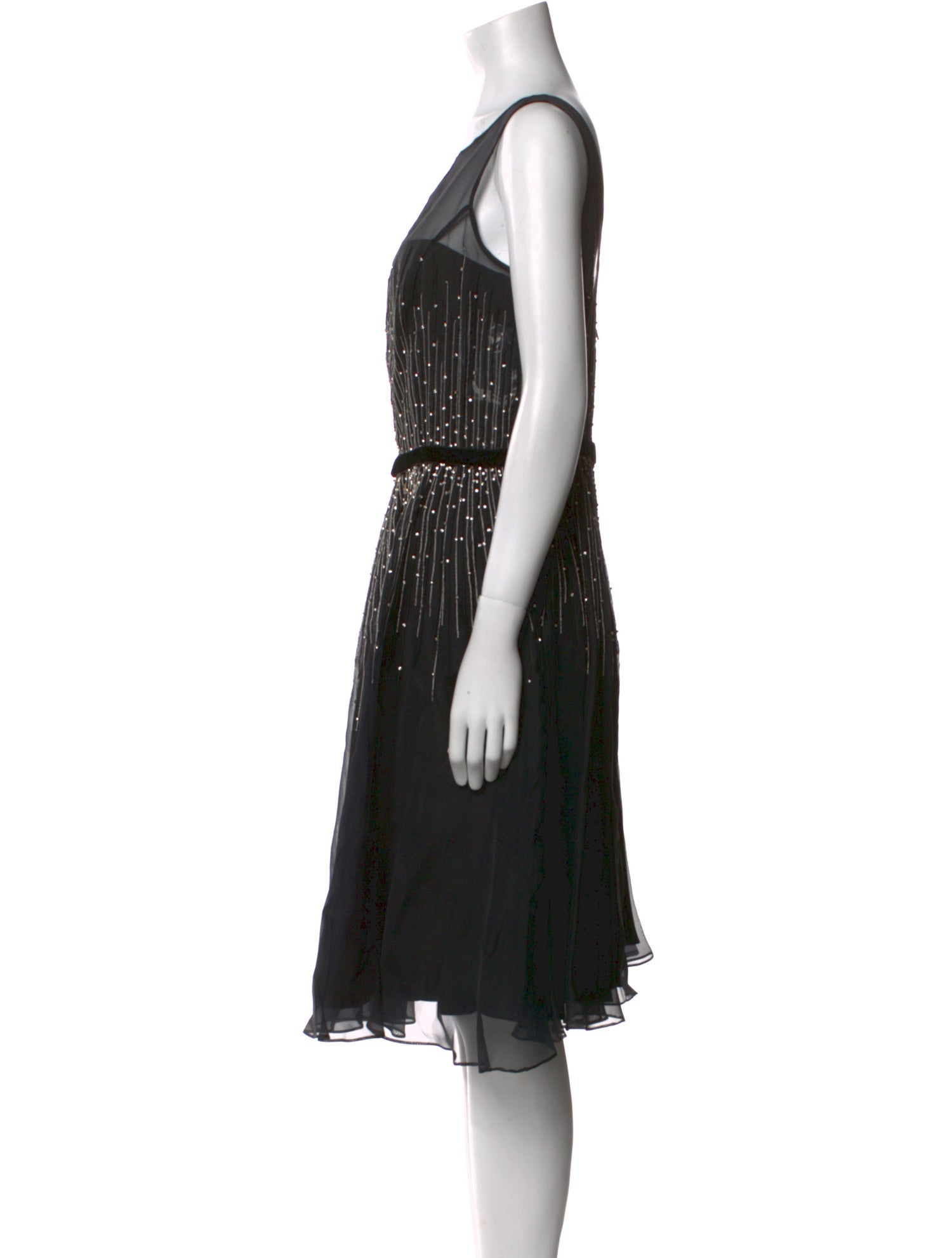 Pamella Pamella Roland Silk Midi Length Dress