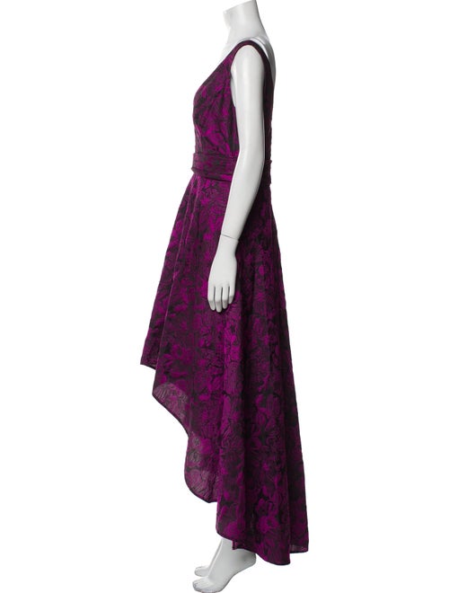 Pamella Pamella Roland Printed Long Dress