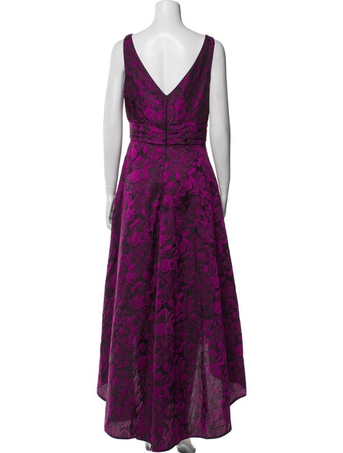 Pamella Pamella Roland Printed Long Dress