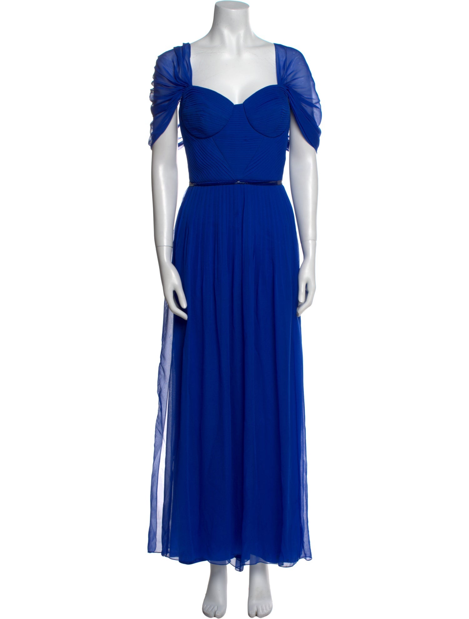 Pamella Pamella Roland Square Neckline Long Dress