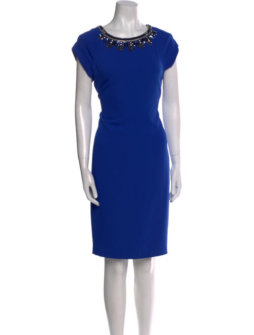 Pamella Pamella Roland Crew Neck Knee-Length Dress