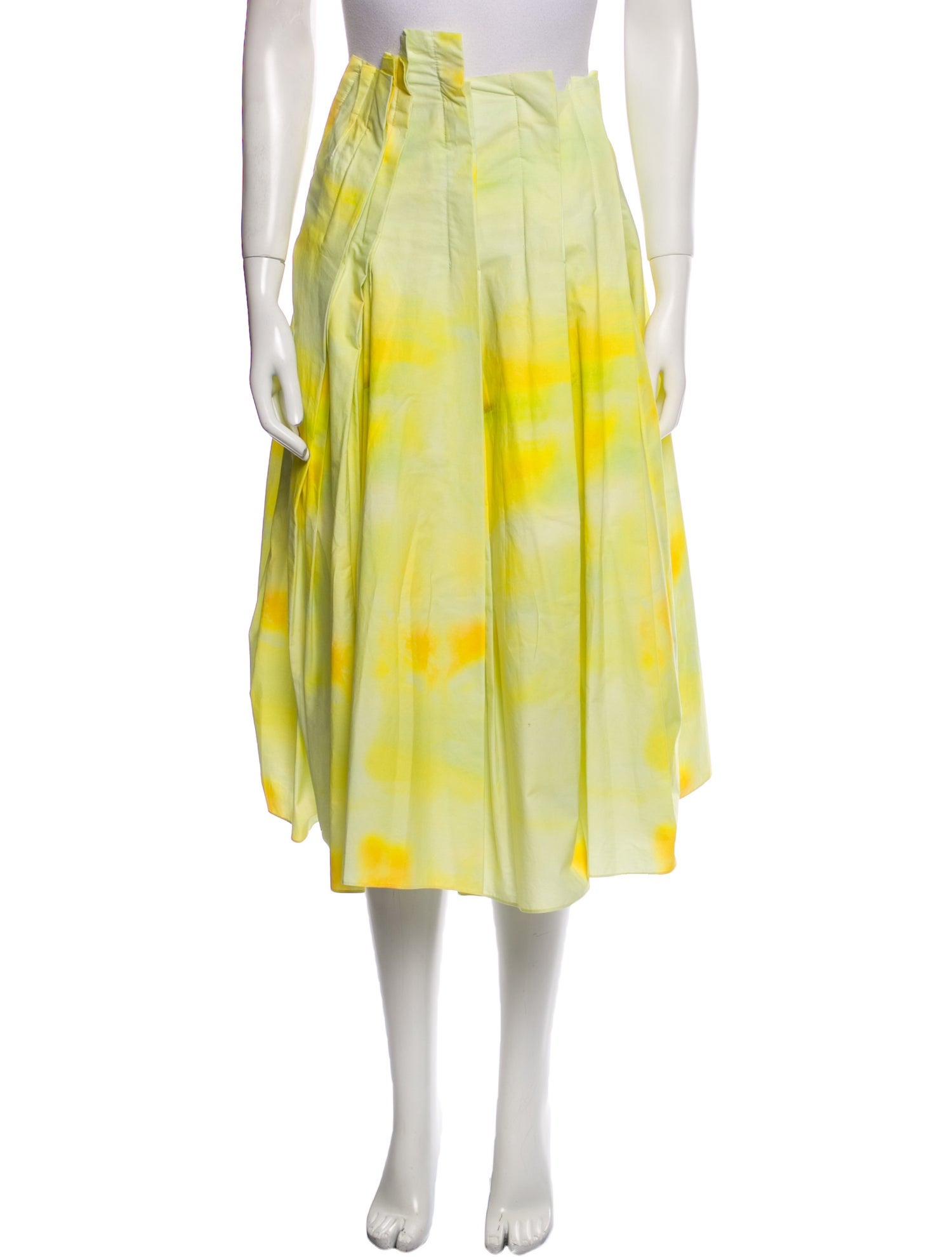 Palmier Printed Midi Length Skirt