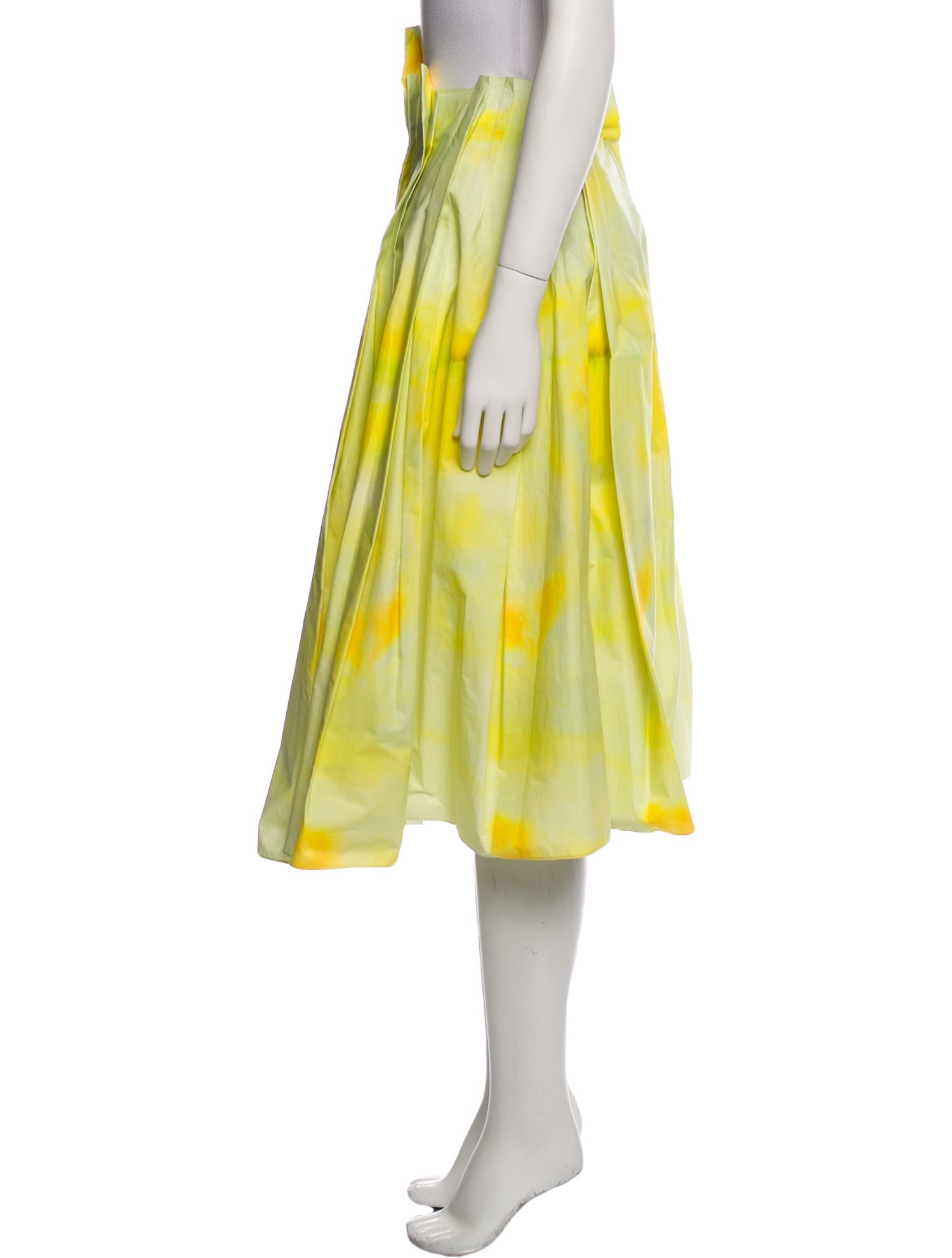 Palmier Printed Midi Length Skirt