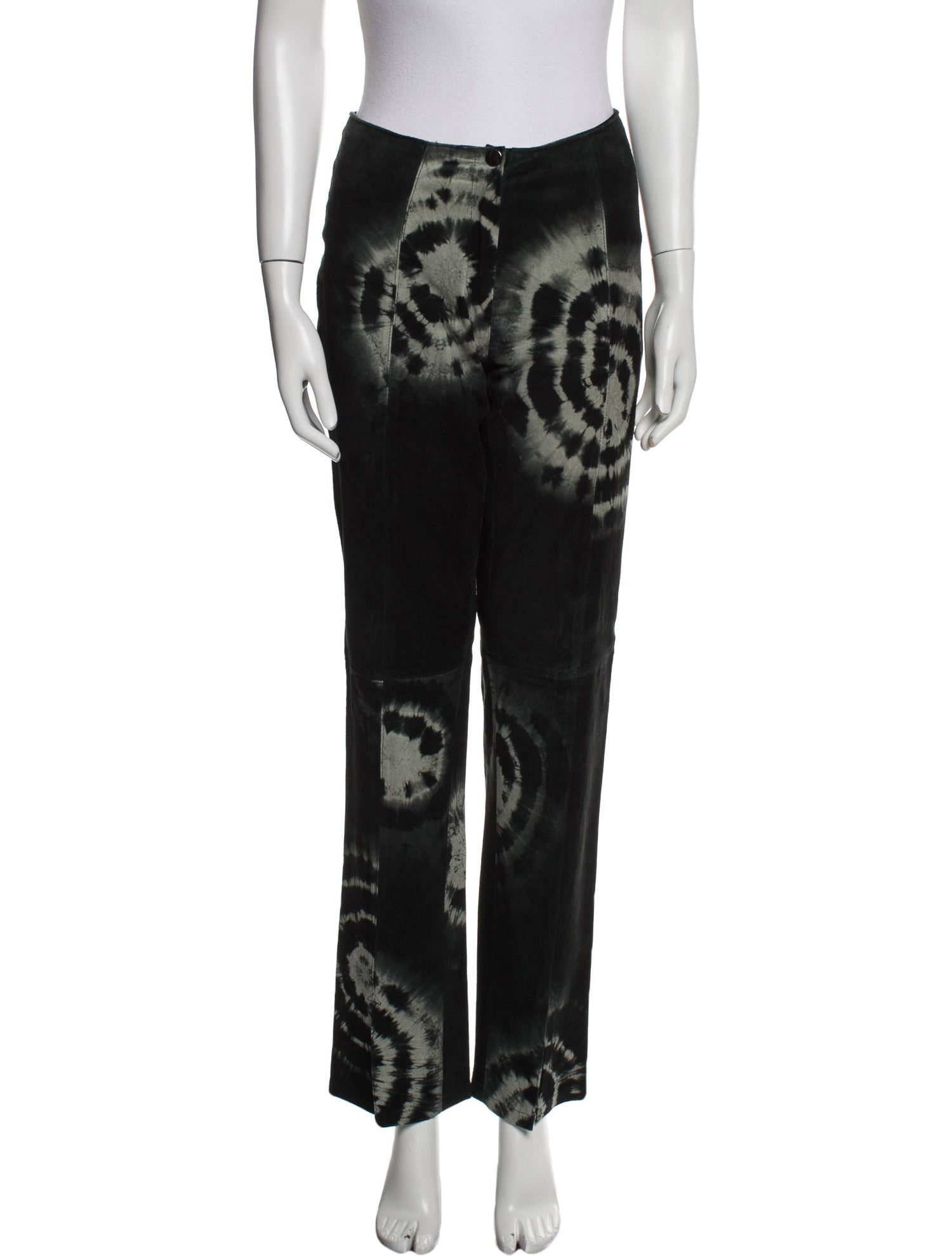 Paolo Santini Tie-Dye Print Straight Leg Pants