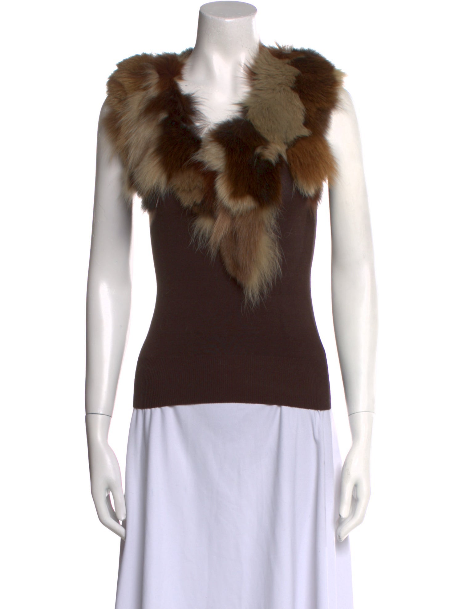 Paolo Santini Silk Tie-Dye Print Top