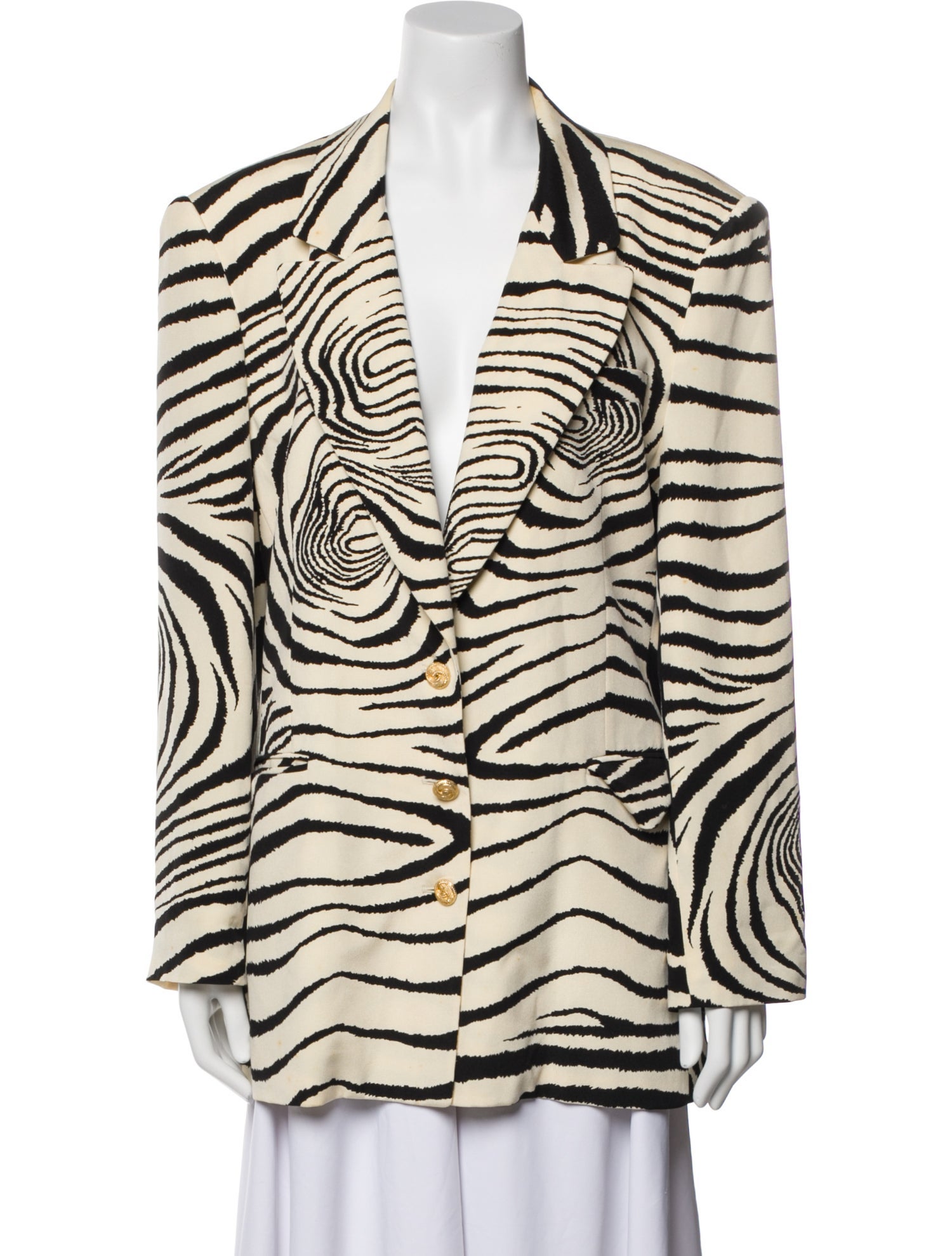 Paolo Santini Animal Print Blazer