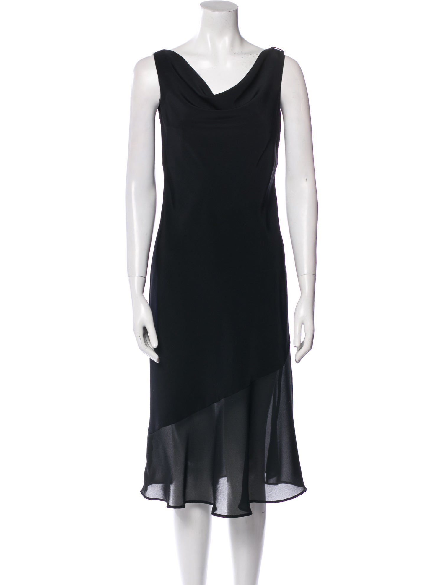 Pablo Cowl Neck Midi Length Dress