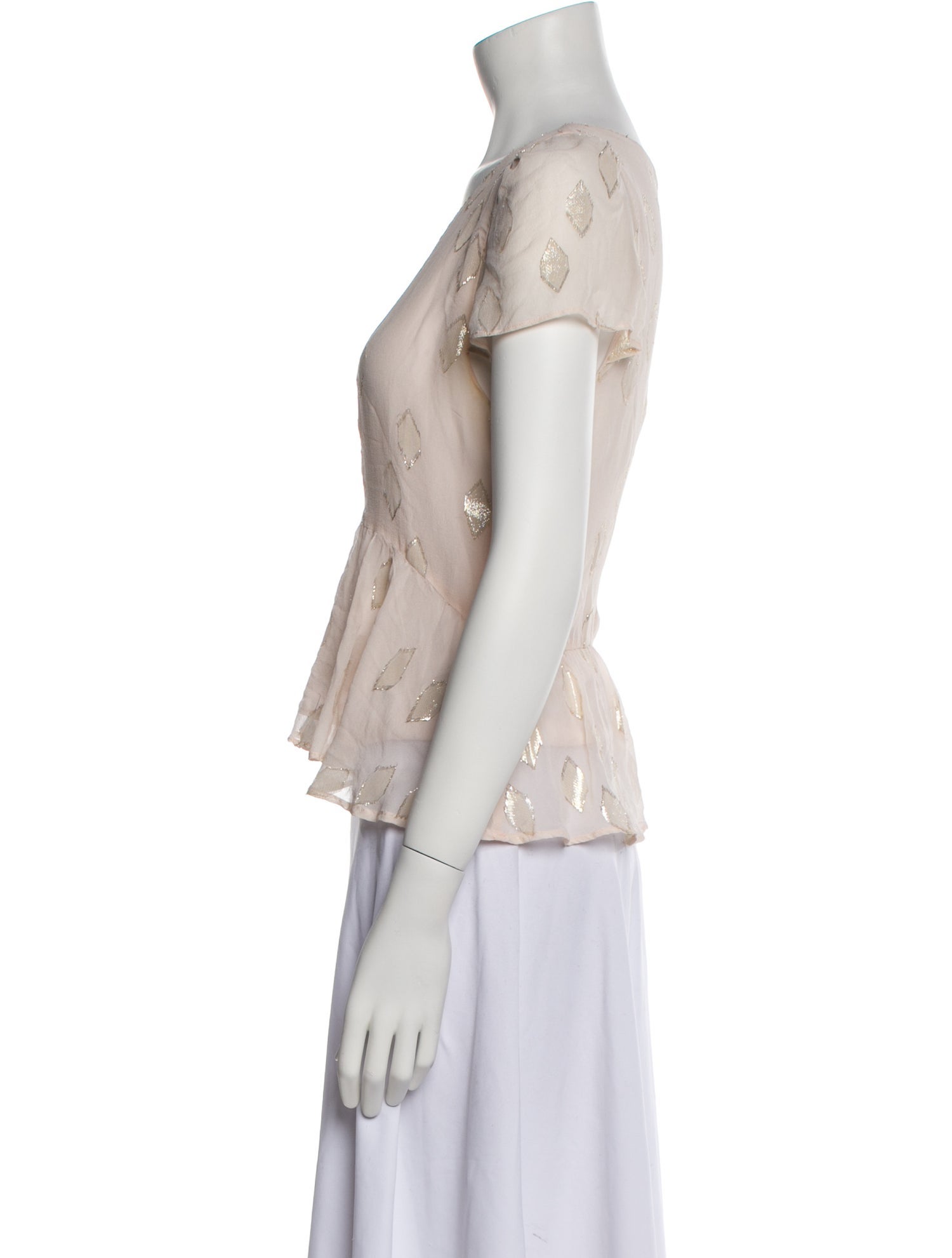 Pablo Silk Printed Crop Top