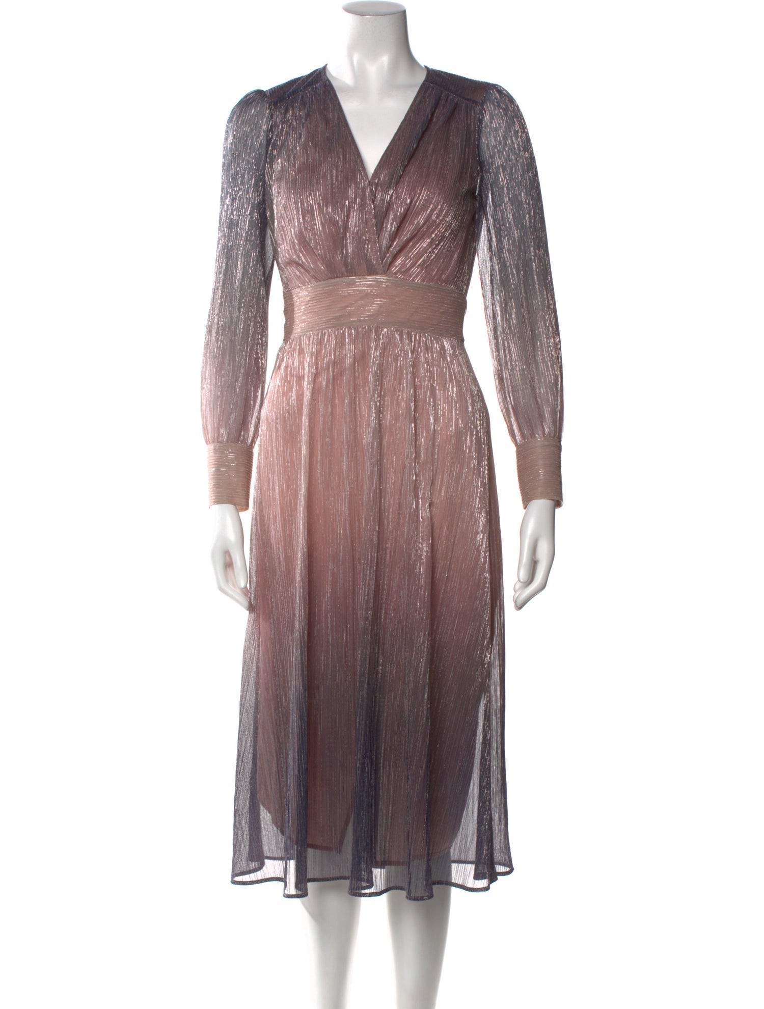 Pablo V-Neck Midi Length Dress