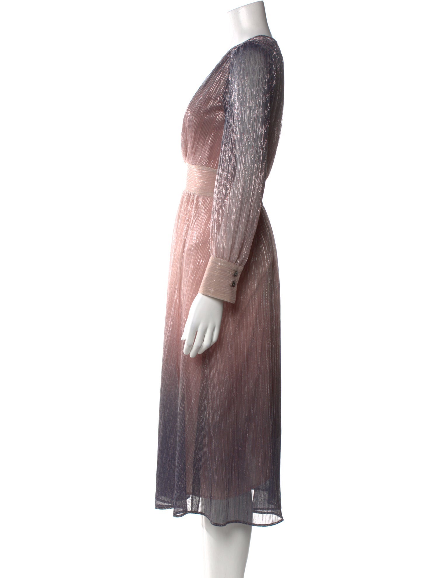 Pablo V-Neck Midi Length Dress