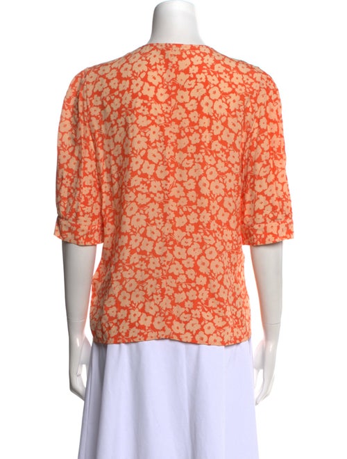 Pablo Floral Print V-Neck Sweater