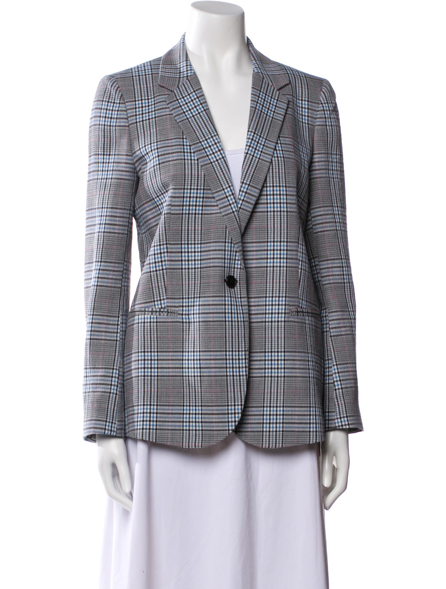 Pablo Plaid Print Blazer
