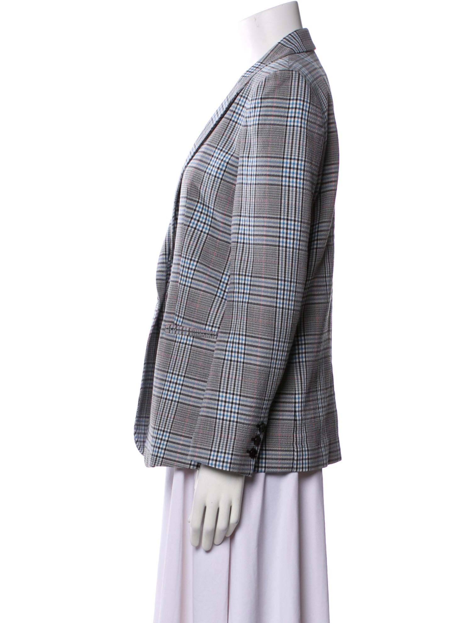 Pablo Plaid Print Blazer