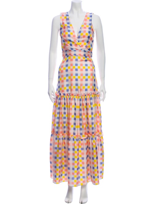 Paper London Silk Long Dress Pink