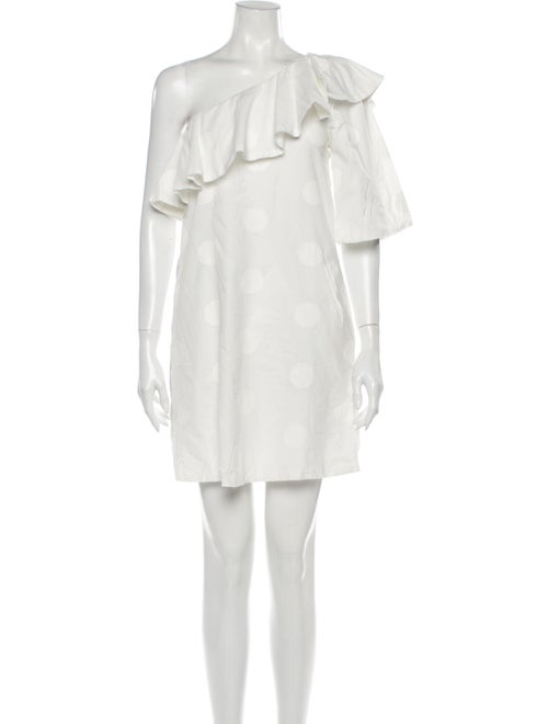 Paper London One-Shoulder Mini Dress w/ Tags White