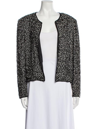 PAPER London Silk Printed Evening Jacket
