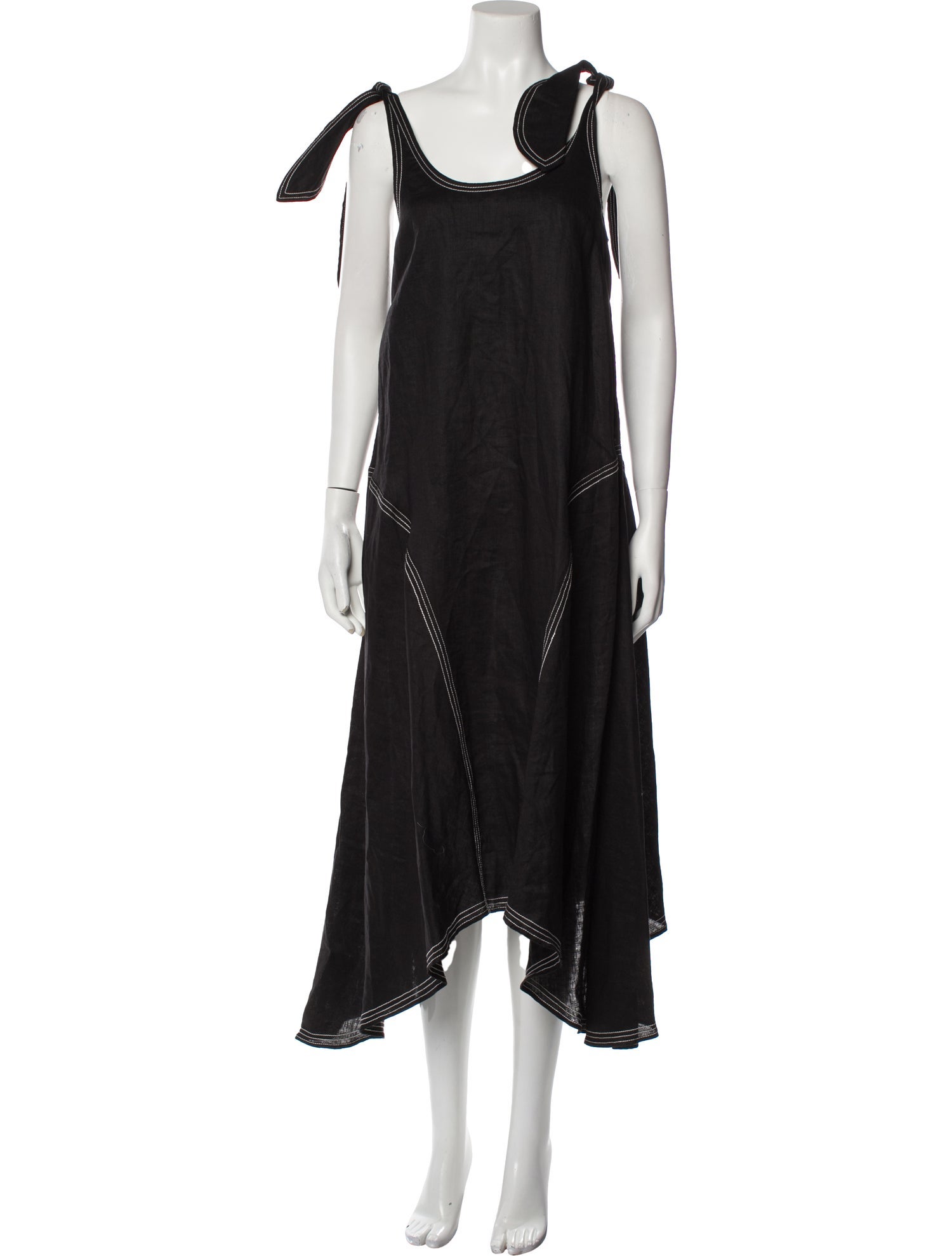 PAPER London Scoop Neck Long Dress