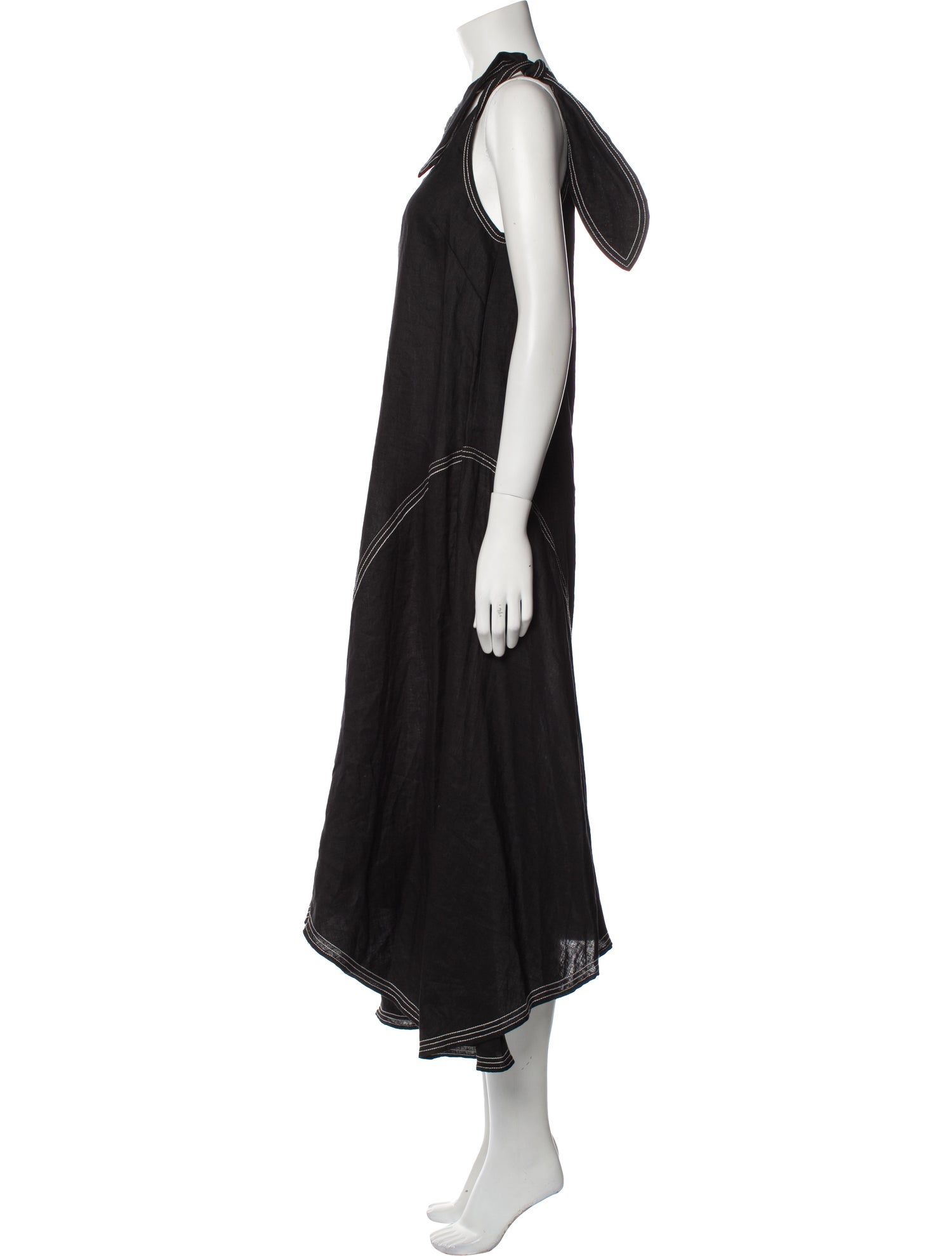 PAPER London Scoop Neck Long Dress