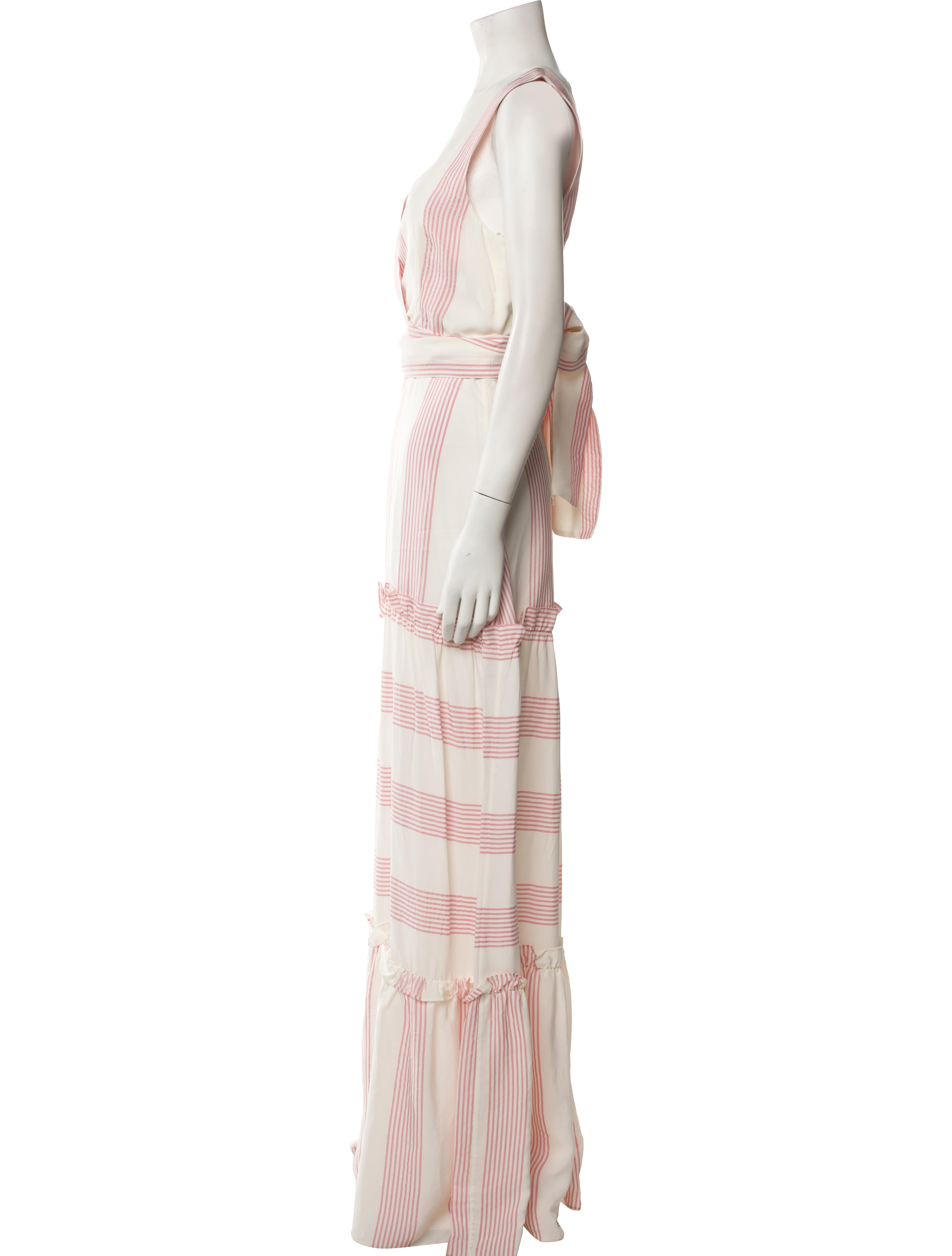 PAPER London Striped Long Dress