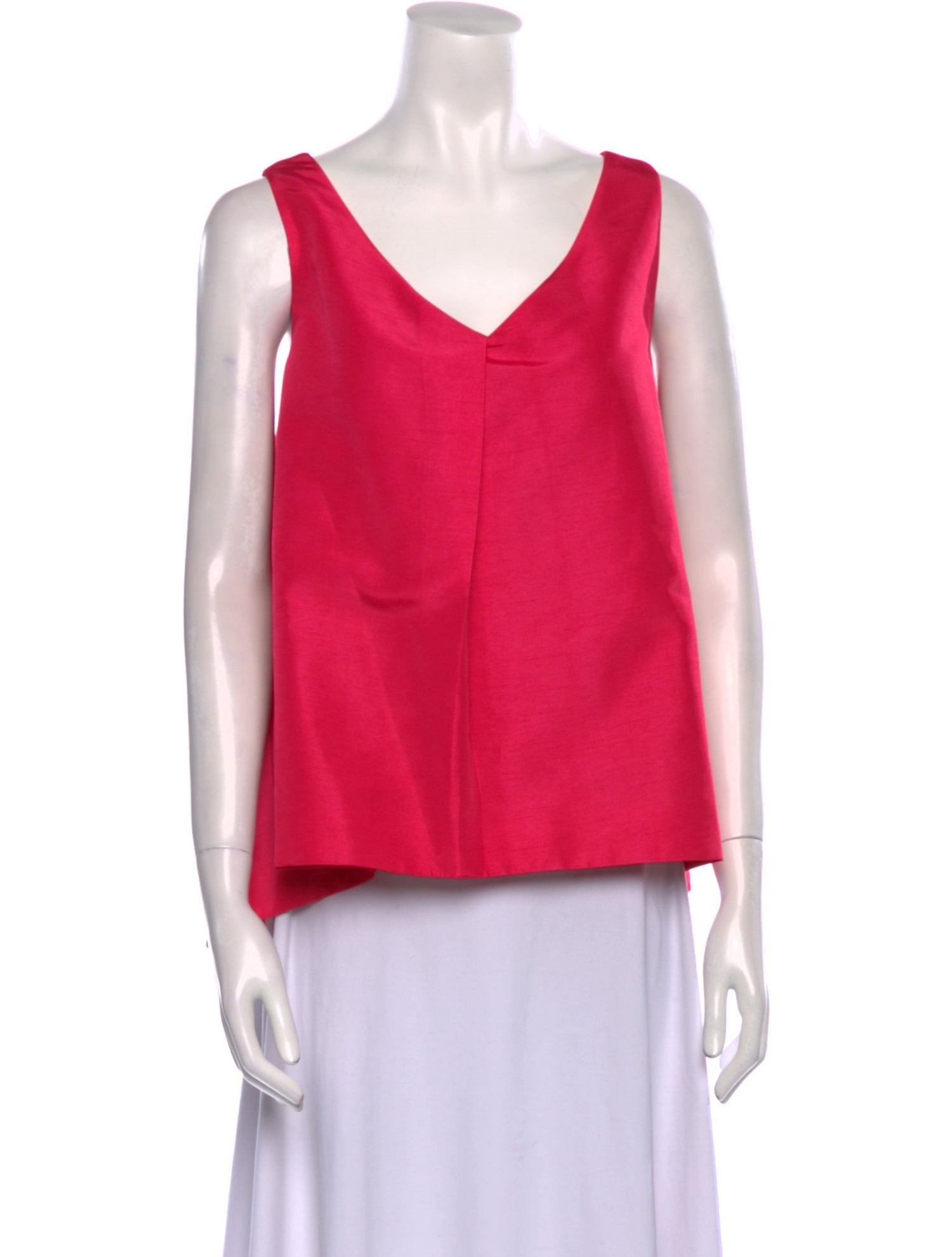 PAPER London V-Neck Sleeveless Blouse