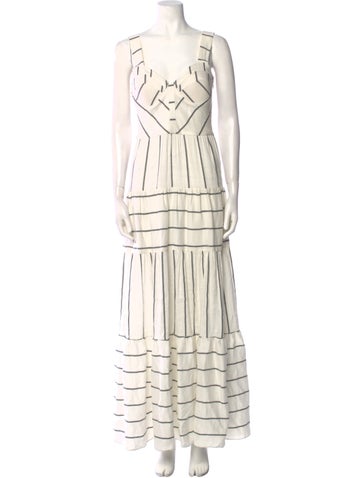Paper London Dresses Striped Long Dress M