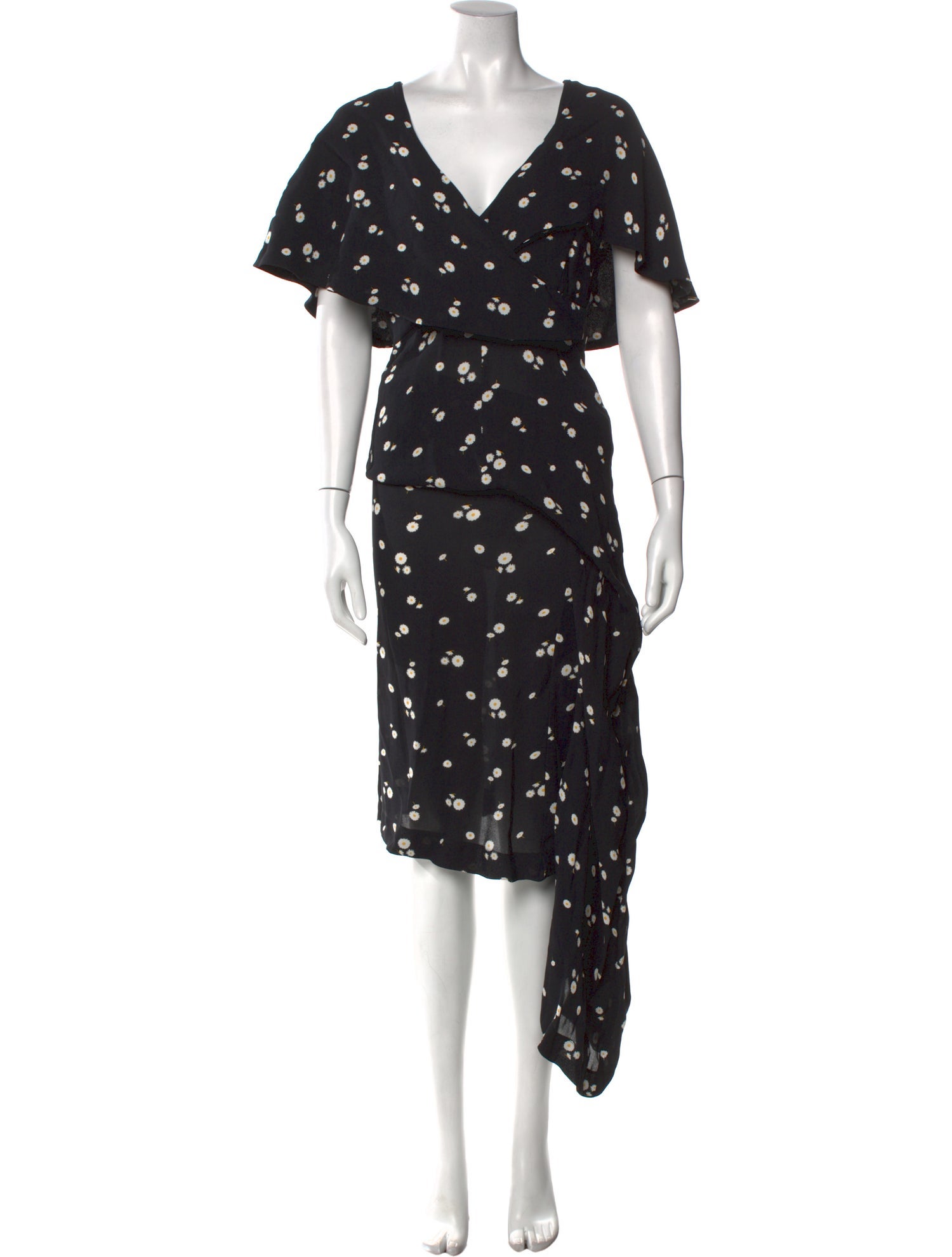 PAPER London Floral Print V-Neck Jumpsuit w/ Tags