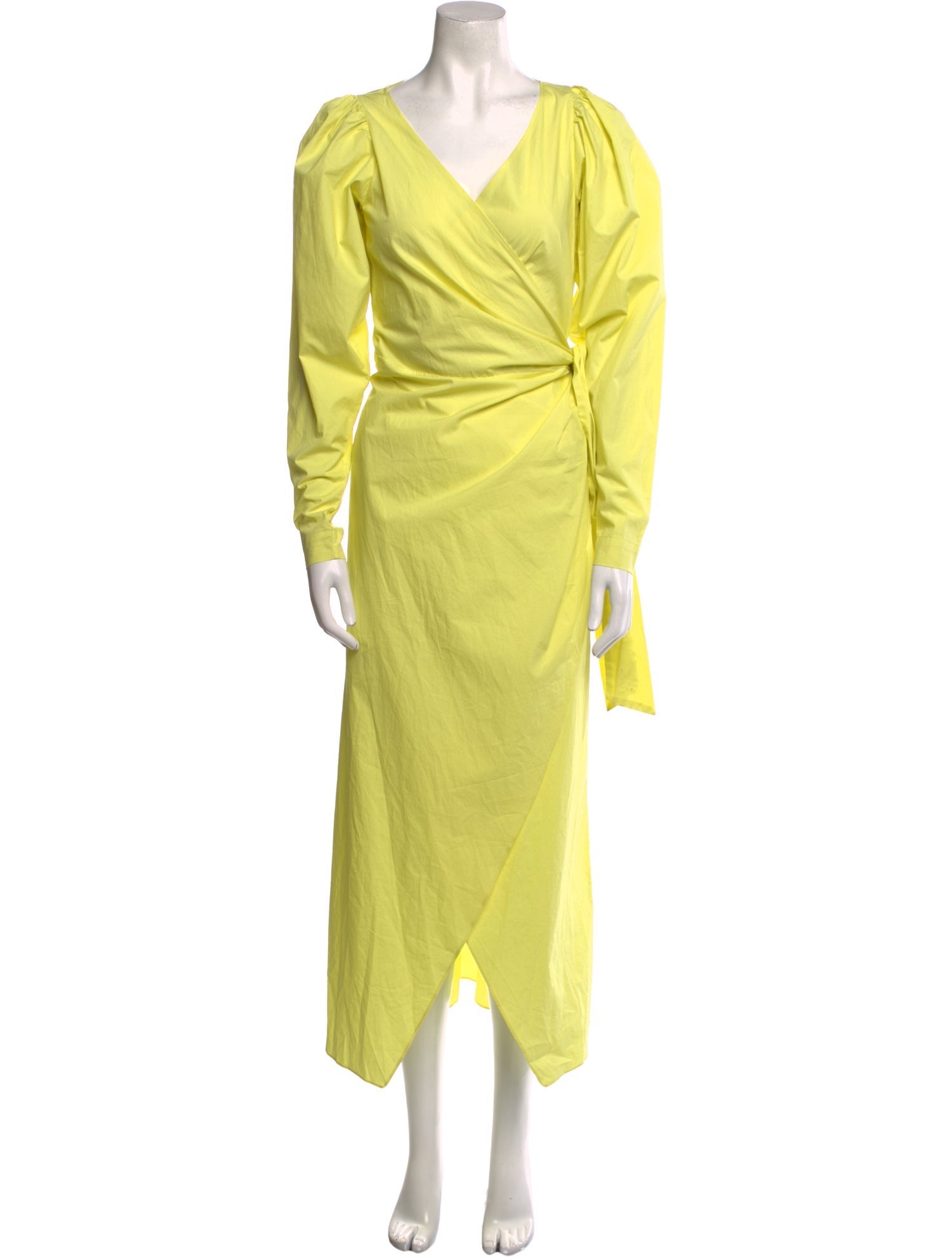 PAPER London V-Neck Midi Length Dress