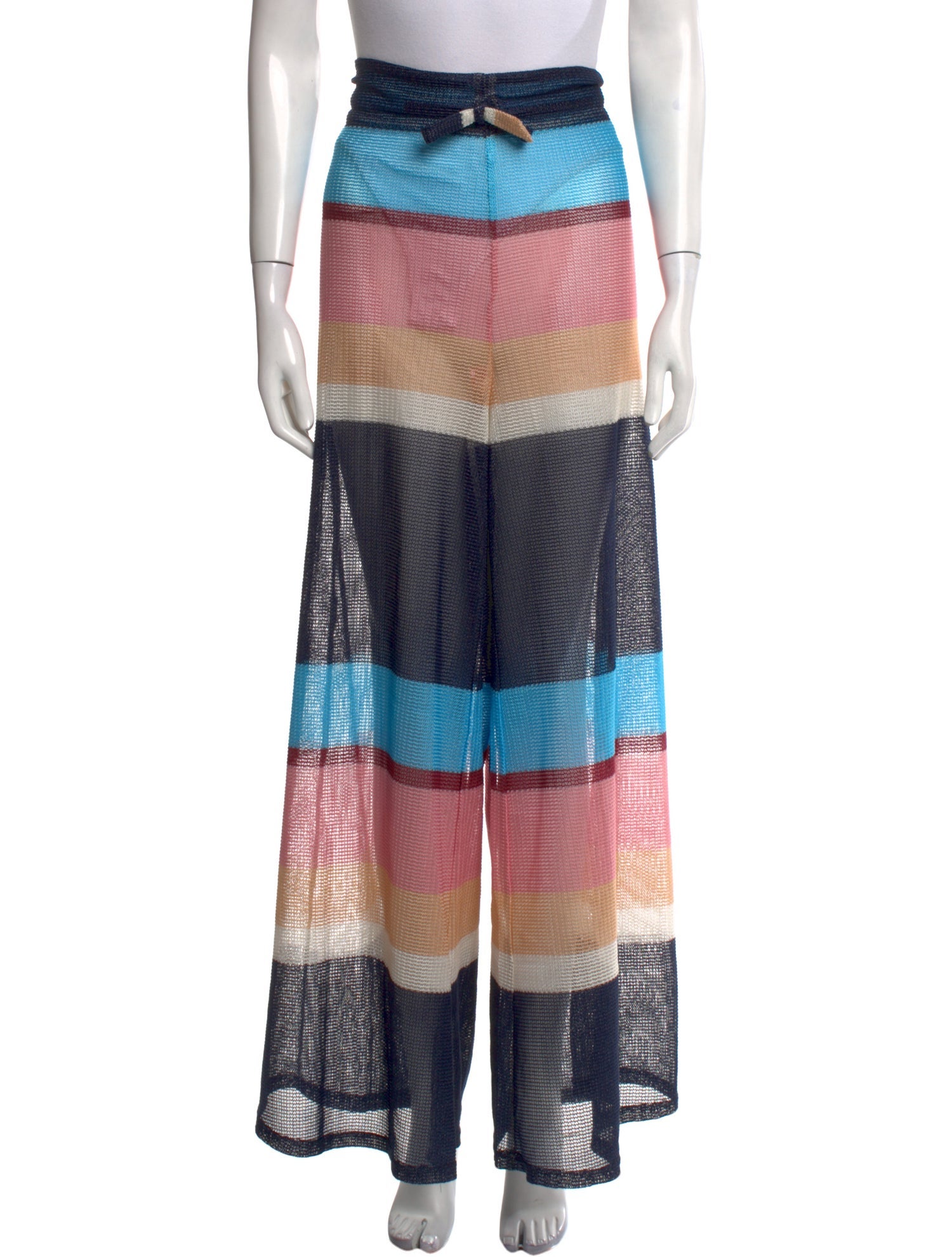 PAPER London Striped Wide Leg Pants w/ Tags