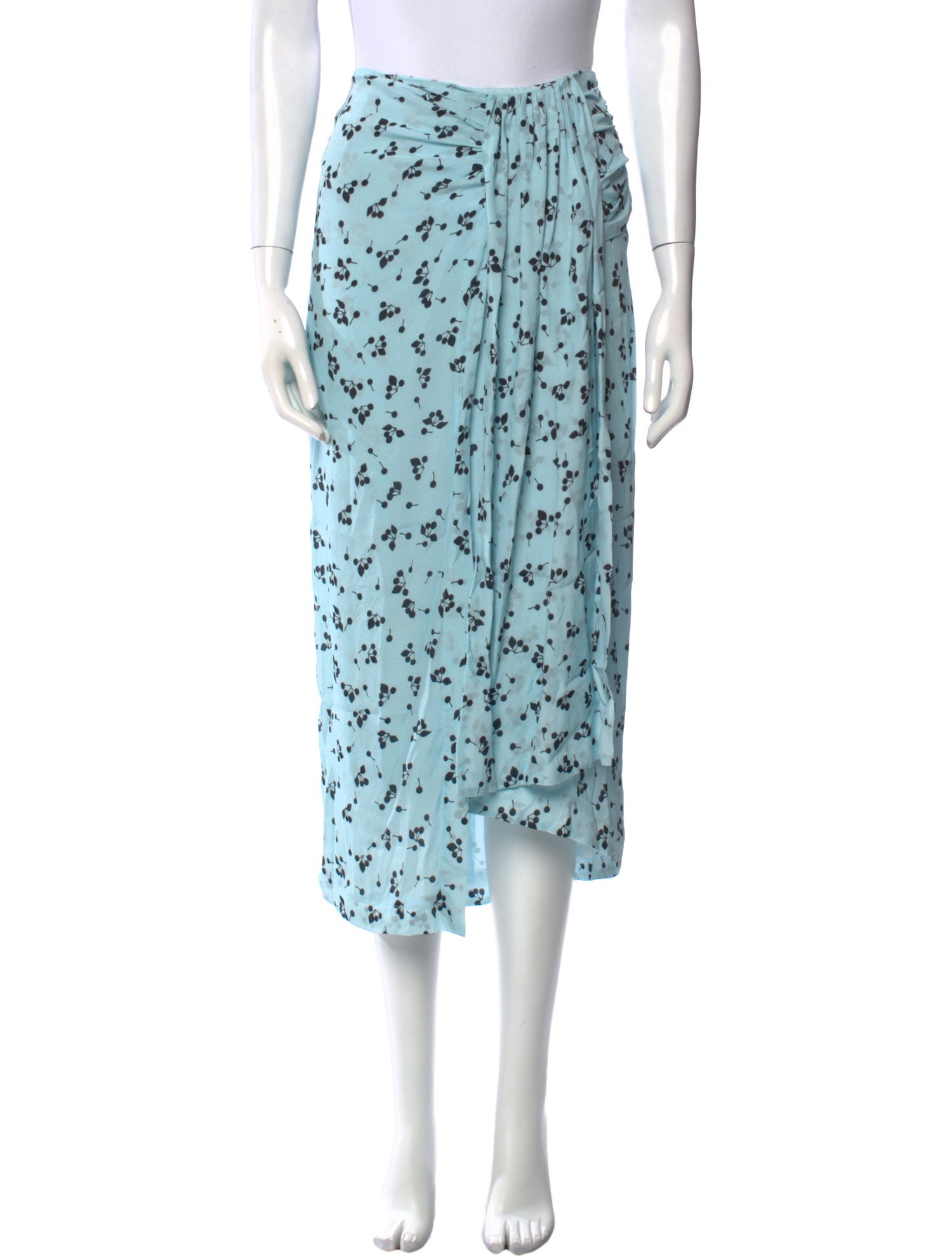 PAPER London Printed Midi Length Skirt