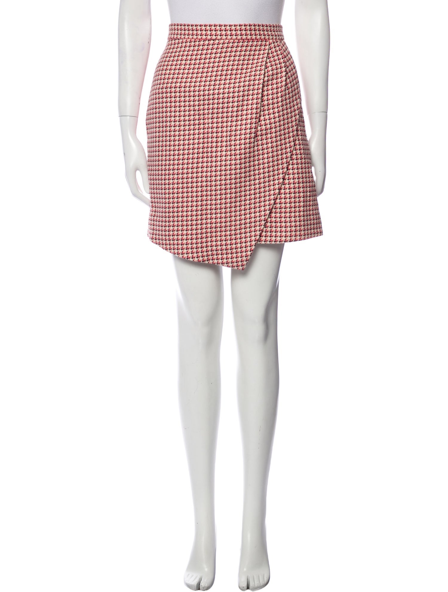 PAPER London Plaid Print Knee-Length Skirt w/ Tags