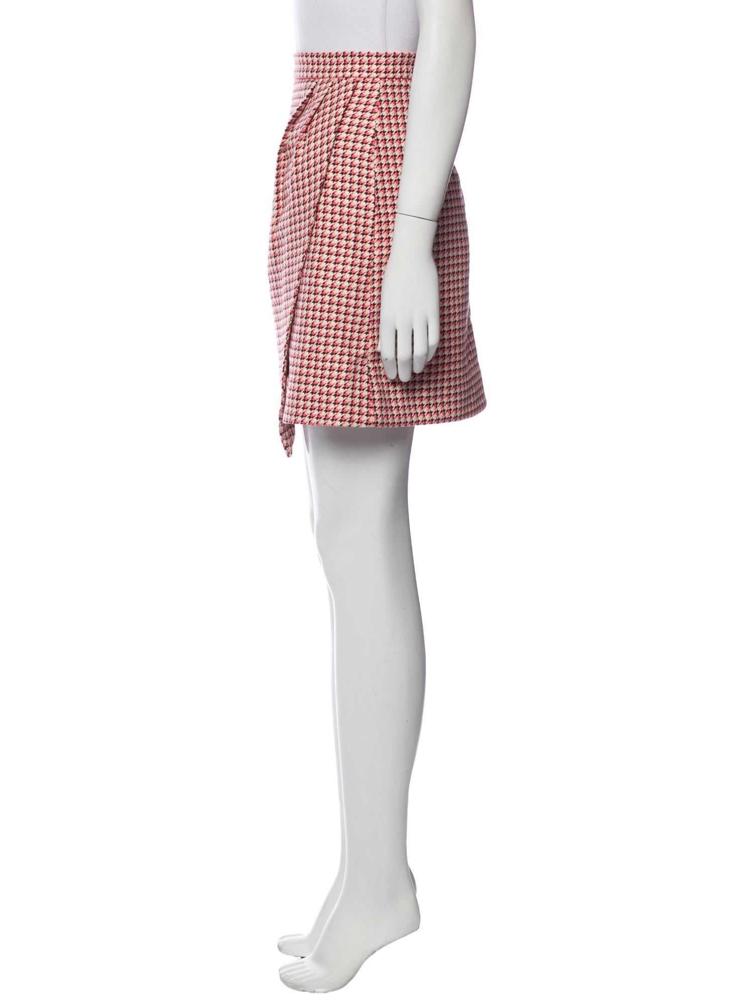 PAPER London Plaid Print Knee-Length Skirt w/ Tags