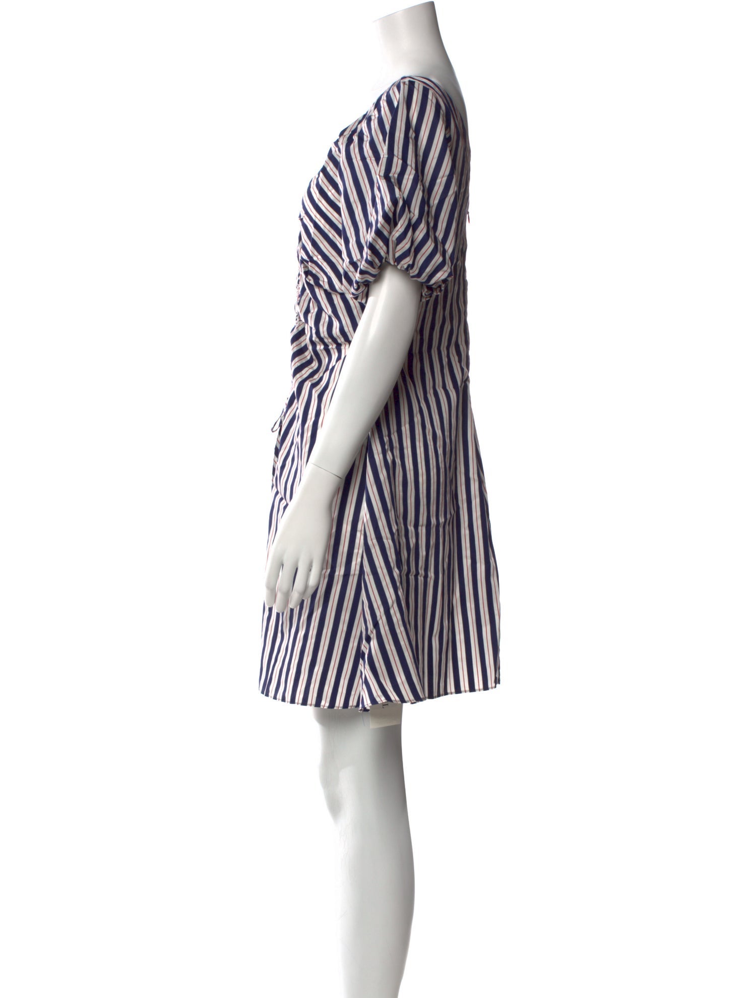 PAPER London Striped Mini Dress