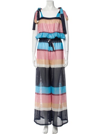 PAPER London Colorblock Pattern Pant Set