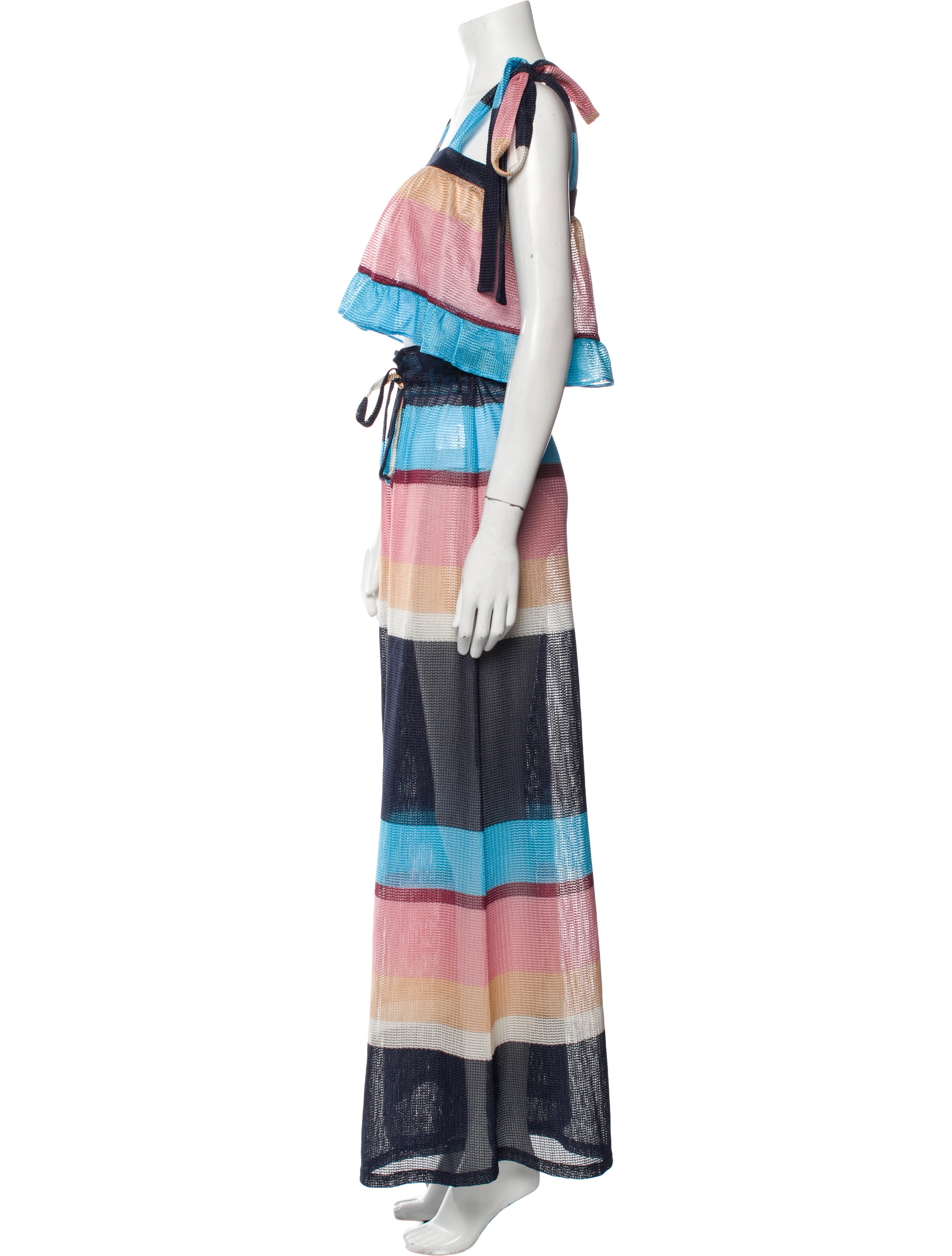 PAPER London Colorblock Pattern Pant Set