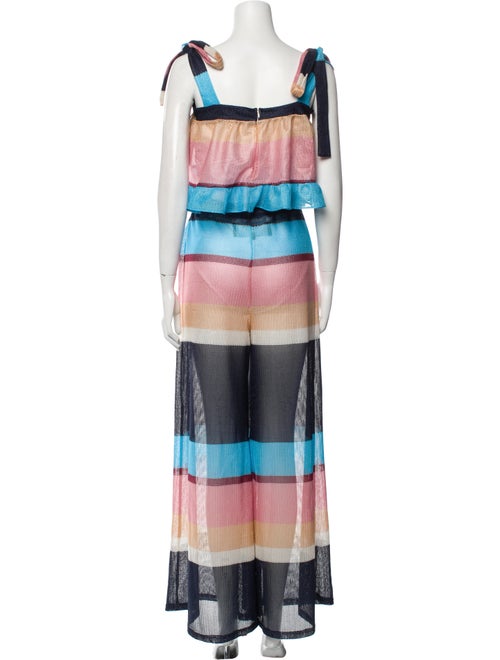 PAPER London Colorblock Pattern Pant Set