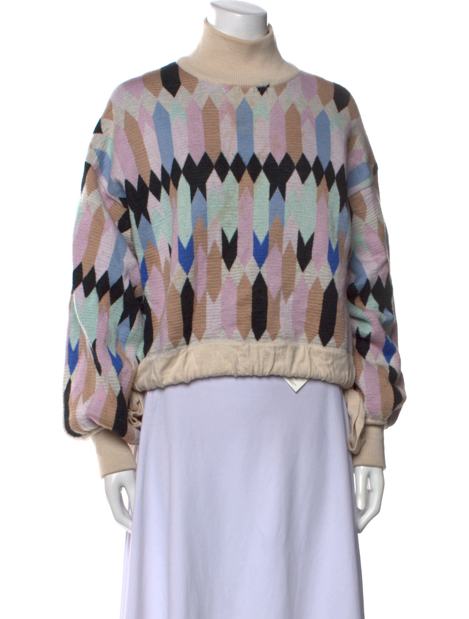 PAPER London Wool Printed Sweater