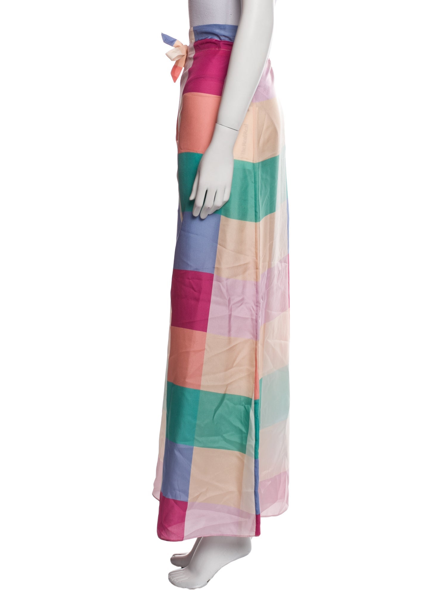 PAPER London Silk Wide Leg Pants