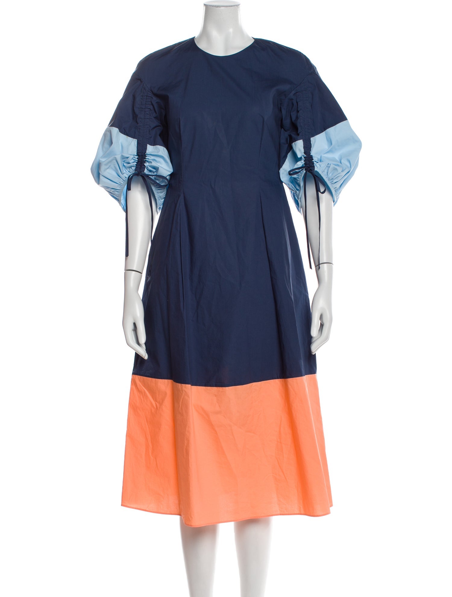 PAPER London Crew Neck Midi Length Dress