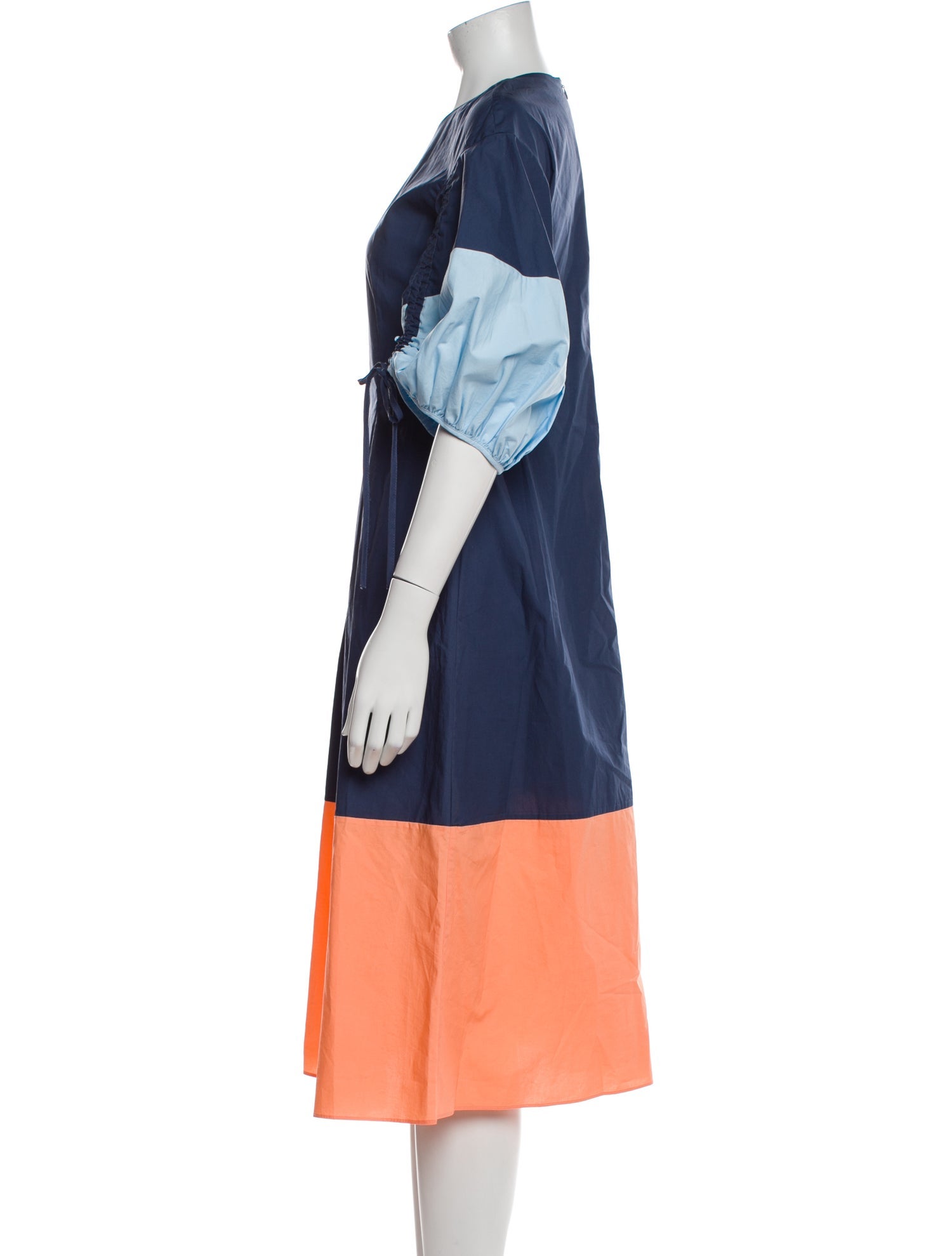 PAPER London Crew Neck Midi Length Dress