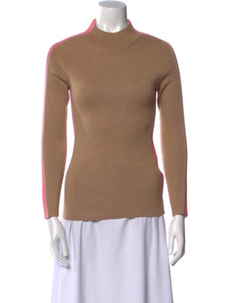 PAPER London Wool Mock Neck Sweater