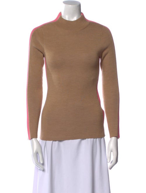 PAPER London Wool Mock Neck Sweater